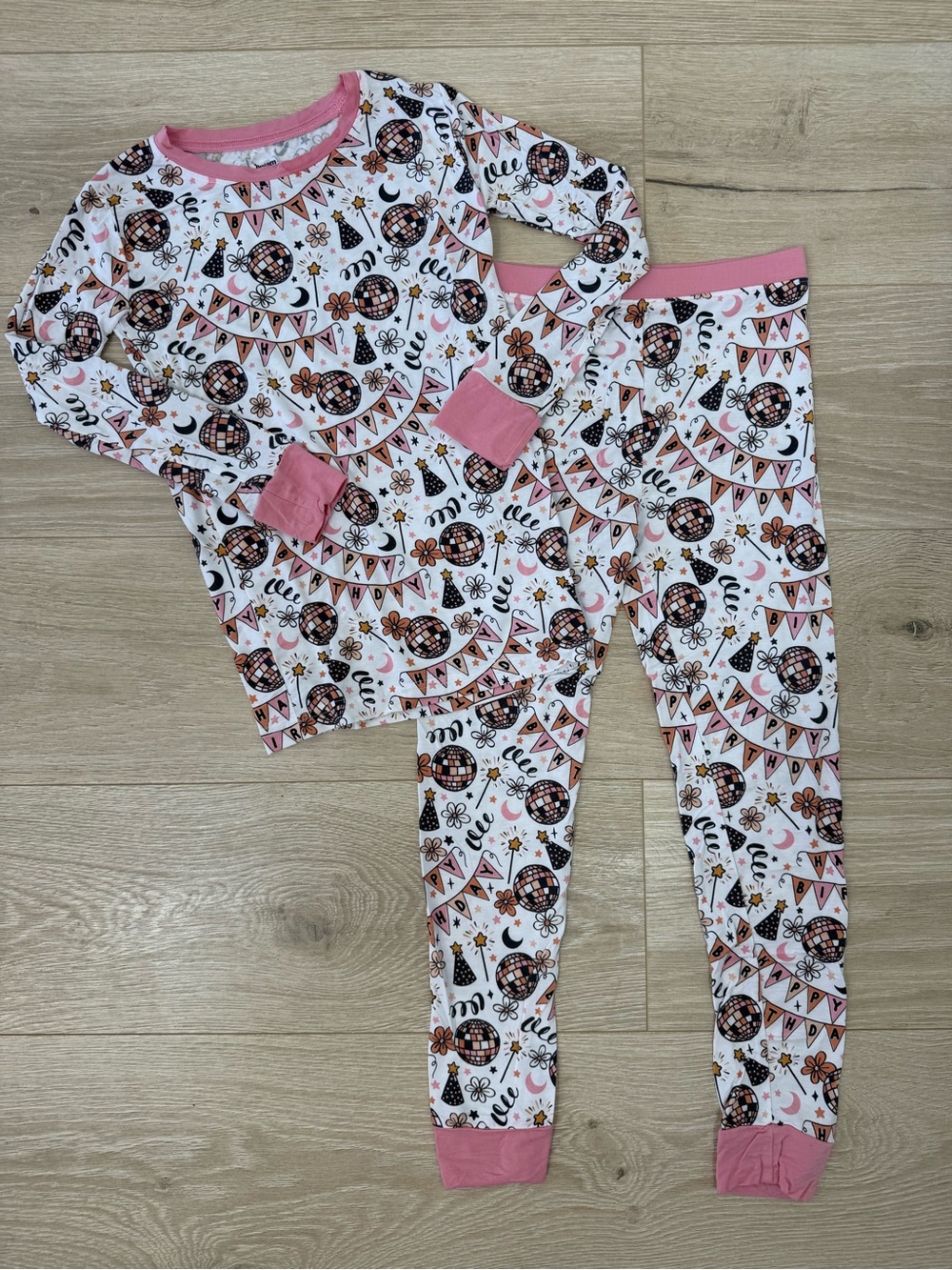 Dream Big Little Co. Bamboo Happy Birthday Pajama Set